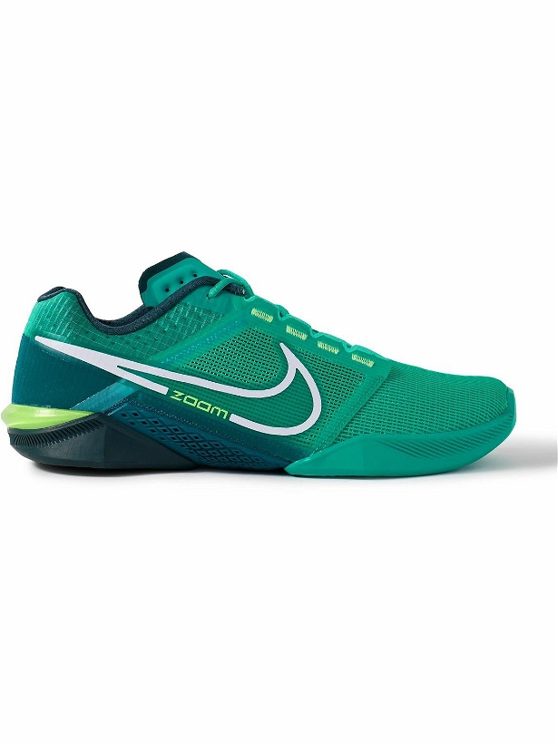 Photo: Nike Training - Zoom Metcon Turbo 2 Rubber-Trimmed Mesh and Ripstop Sneakers - Blue