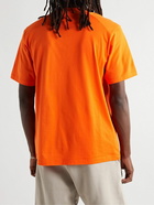 Y-3 - Logo-Appliquéd Stretch-Cotton Jersey T-Shirt - Orange
