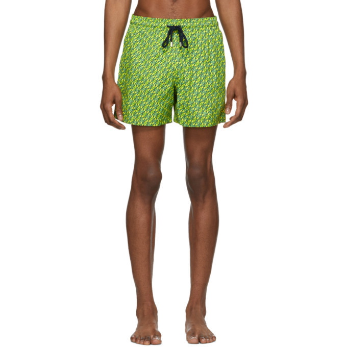 Photo: Vilebrequin Green St Barth Moorise Swim Shorts