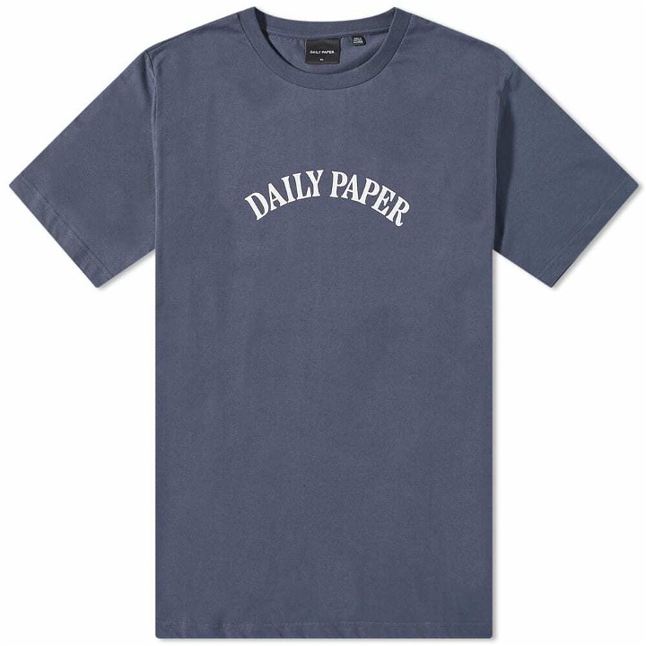 Photo: Daily Paper Men's Partu Logo T-Shirt in Odyssey Grey