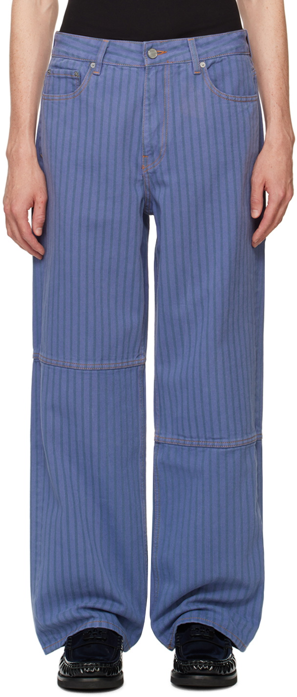 GANNI Off-White Sparkle Izey Jeans GANNI