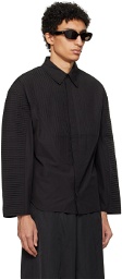 Han Kjobenhavn Black Pleated Shirt