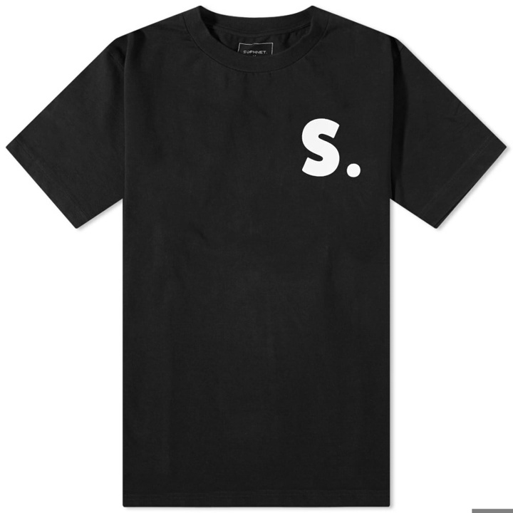 Photo: SOPHNET. Men's SOPHNET Big S Graphic Logo T-Shirt in Black