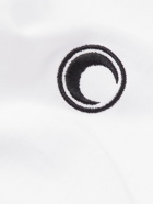 Marine Serre - Logo-Embroidered Organic Cotton-Jersey T-Shirt - White