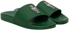 Polo Ralph Lauren Green Polo Bear Slides