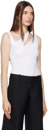 Han Kjobenhavn White Cutout Tank Top