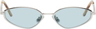 RETROSUPERFUTURE Silver Zyra Sunglasses