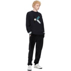 Kenzo Navy Wool K Logo Sweater