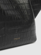 DEMELLIER Midi New York Croc Effect Leather Bag
