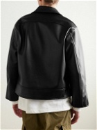 WTAPS - Faux Leather Jacket - Black