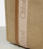 Chloé Woody Medium canvas tote bag