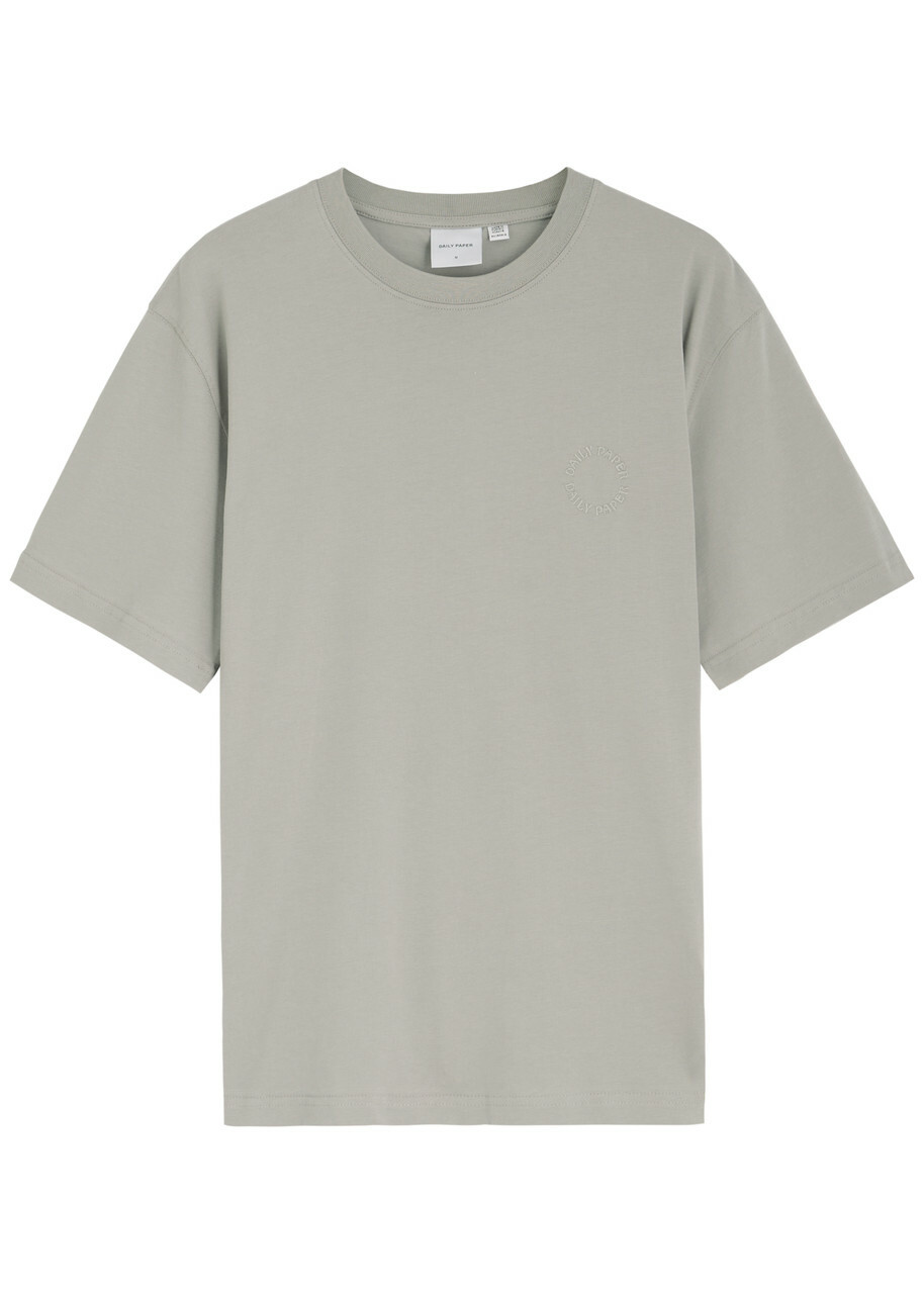 Daily Paper Orbit Logo Cotton T-shirt Grey