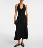 Extreme Cashmere Norma cotton and cashmere-blend midi dress