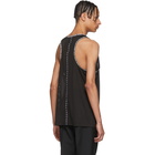 Opening Ceremony Black Limited Edition Mesh Logo Box Tank Top