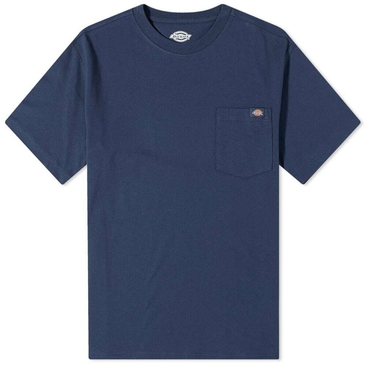 Photo: Dickies Men's Porterdale Pocket T-Shirt in Navy Blue