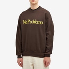 No Problemo Men's Crew Sweatshirt in Brown