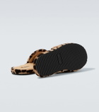 Dolce&Gabbana Leopard-print slippers
