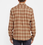 A.P.C. - Attic Checked Wool-Blend Shirt - Men - Tan