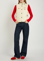 Moncler Gumiane Padded Shell Gilet Natural