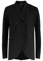 High In Keeping Stretch-jersey Blazer Black