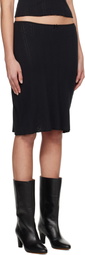 Cou Cou Black 'The Slip' Midi Skirt