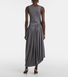 Xu Zhi Draped jersey midi dress