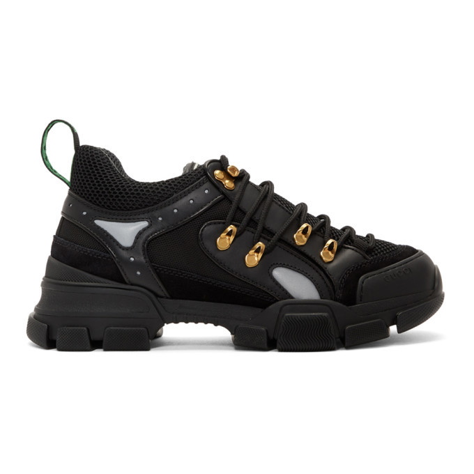 Photo: Gucci Black Flashtrek Sneakers