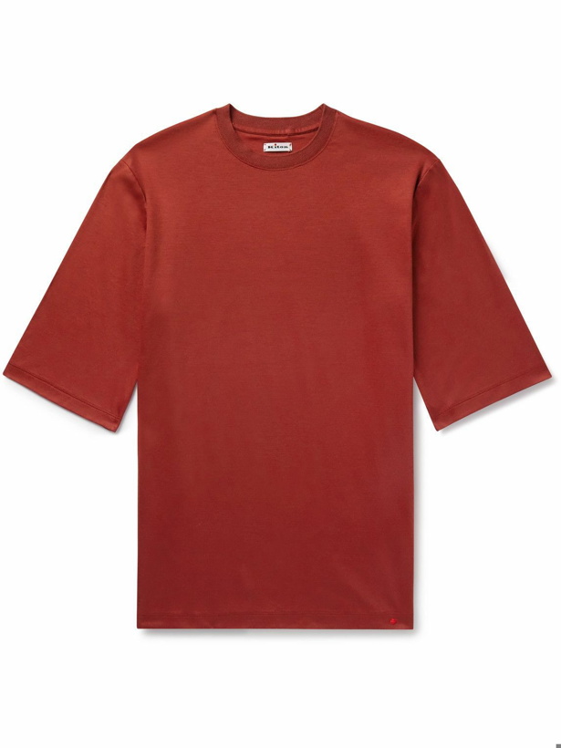 Photo: Kiton - Cotton-Jersey T-Shirt - Red