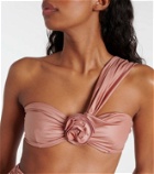 Magda Butrym Floral-appliqué bikini top