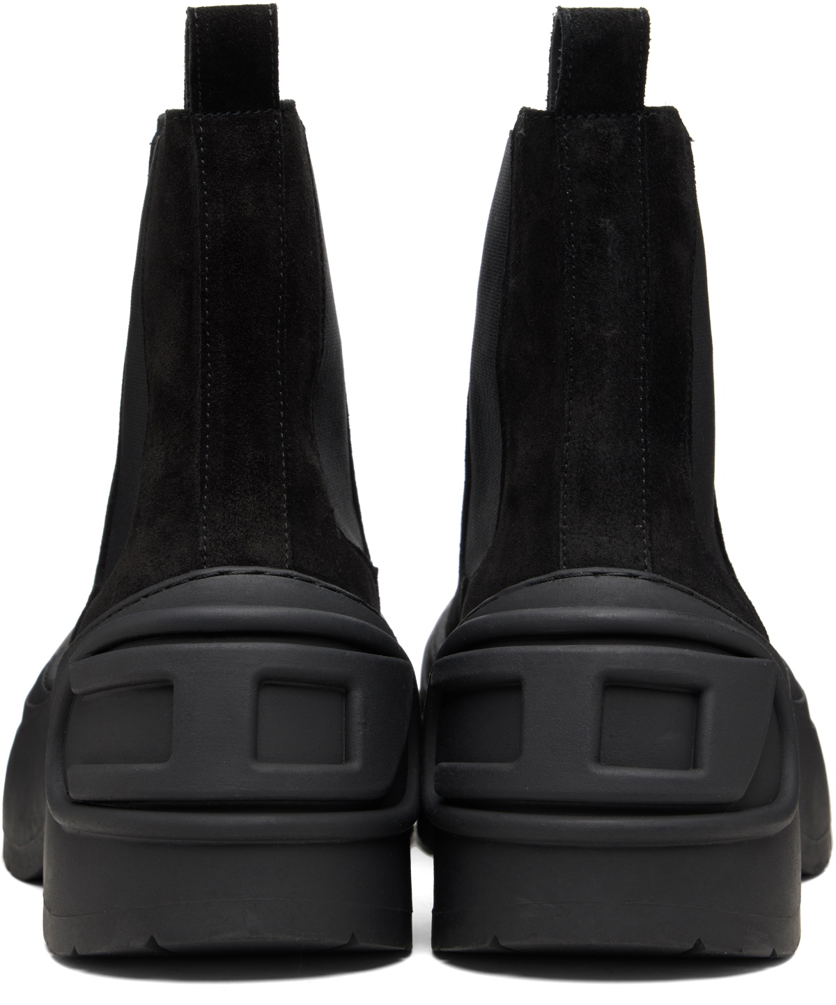 Diesel Black D-Donald Beatle Chelsea Boots