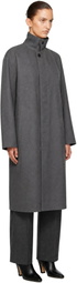 Dunst Gray Refined Mac Coat