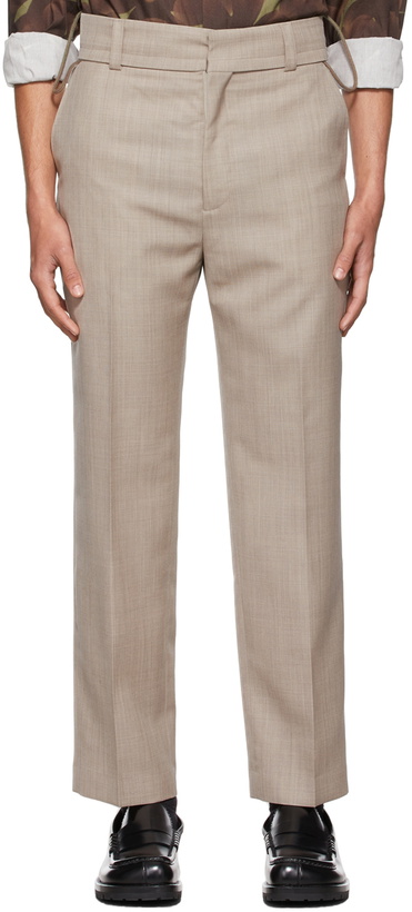 Photo: Jacquemus Beige La Montagne 'Le Pantalon De Costume' Trousers