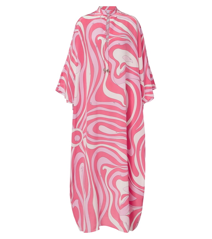 Photo: Pucci Marmo silk twill kaftan