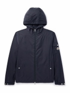 Moncler - Etiache Logo-Appliqued Shell Hooded Jacket - Blue