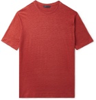 Thom Sweeney - Linen T-Shirt - Red