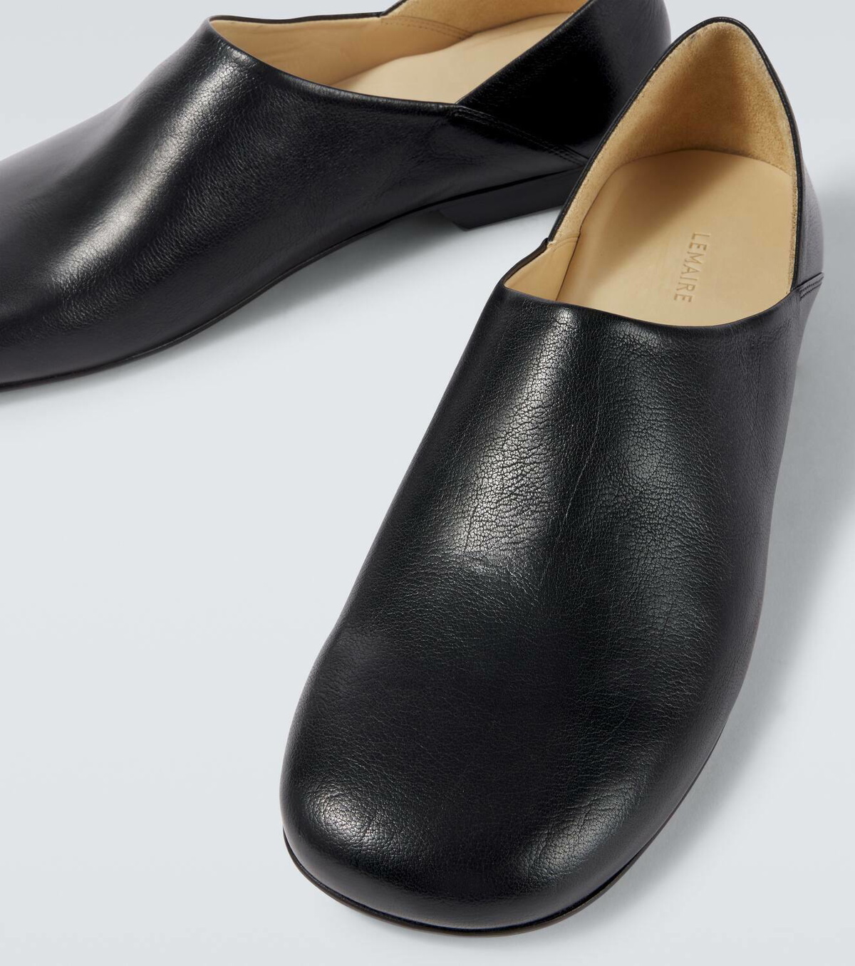 【Lemaire】 Slippers leather-linedレザーローファー Lemaire Slippers leather-lined leather loafers Lemaire