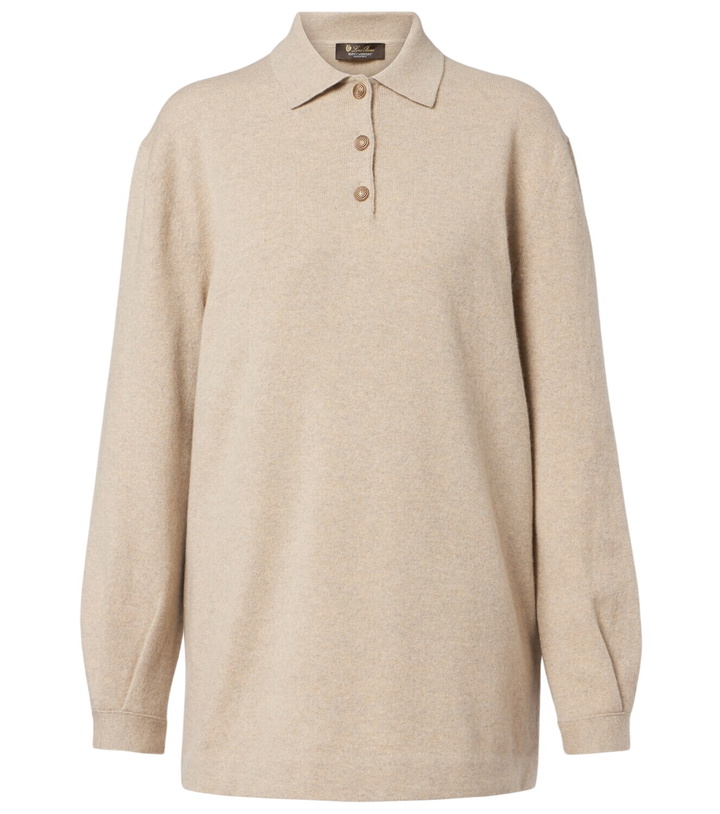 Photo: Loro Piana Classic cashmere polo sweater