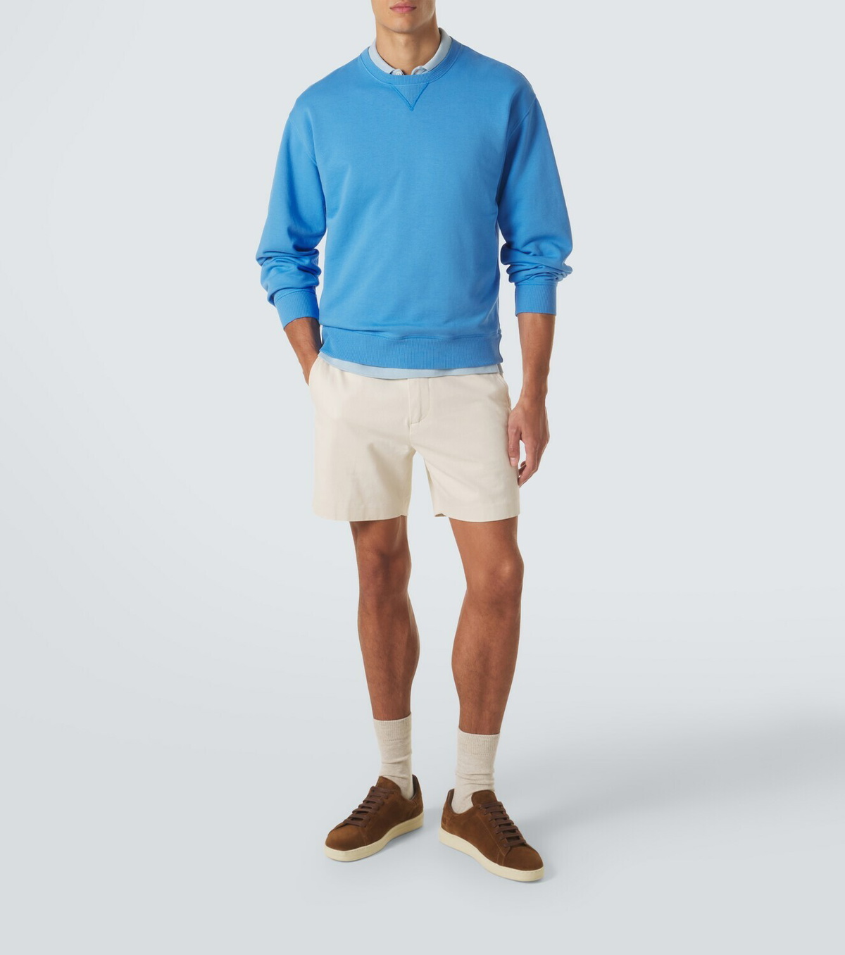 Tom Ford Warwick perforated suede sneakers