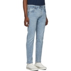 Levis Blue 501 Slim Taper Jeans