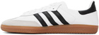 adidas Originals White & Black Samba Decon Sneakers