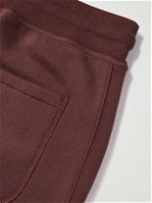 Kingsman - Tapered Cotton and Cashmere-Blend Jersey Sweatpants - Burgundy