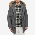 Woolrich Men's Arctic Detachable Fur Parka Jacket in Grey Shadow