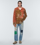 Alanui - Patchwork wide-leg jeans