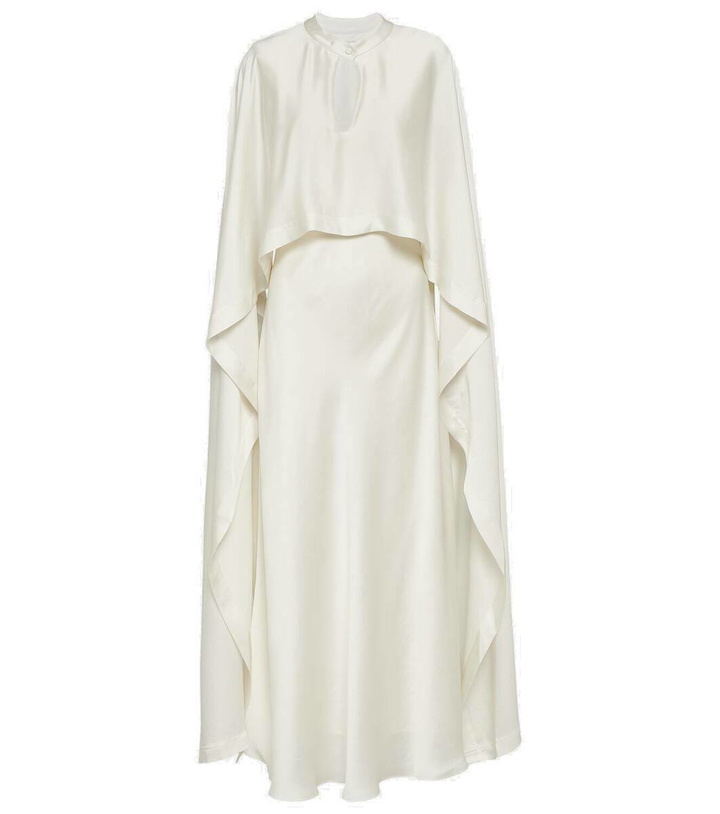 Photo: Simkhai Bridal Amory caped gown