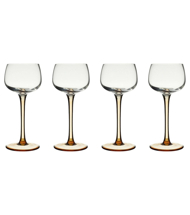 Photo: Bitossi Diseguale set of 4 cordial glasses