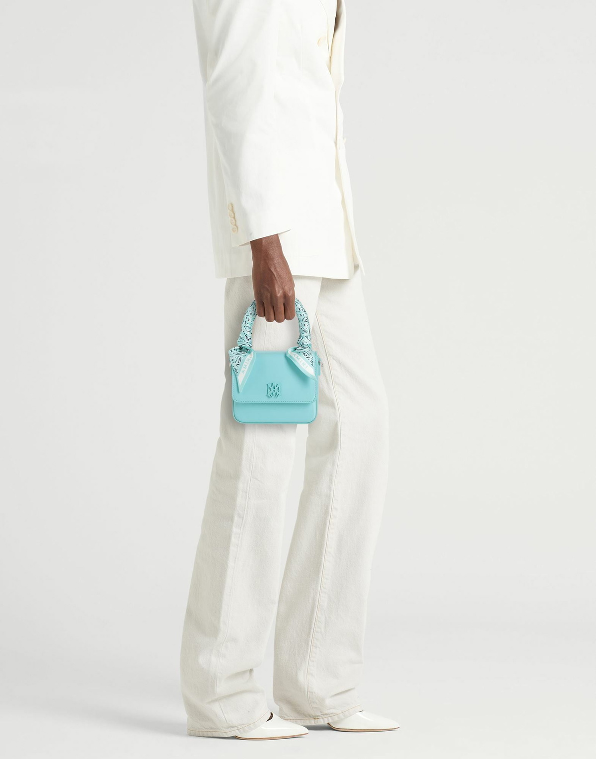 Amiri Womens Handbag Turquoise