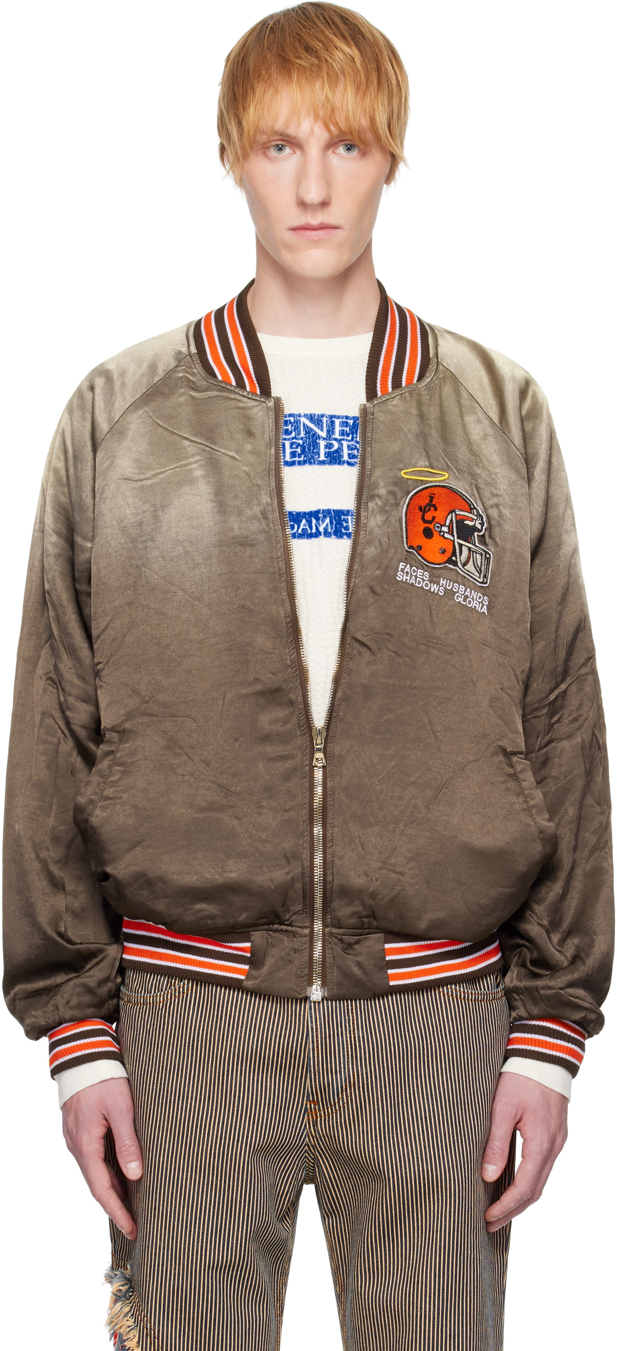 PALY Brown Cassavettes Bomber Jacket