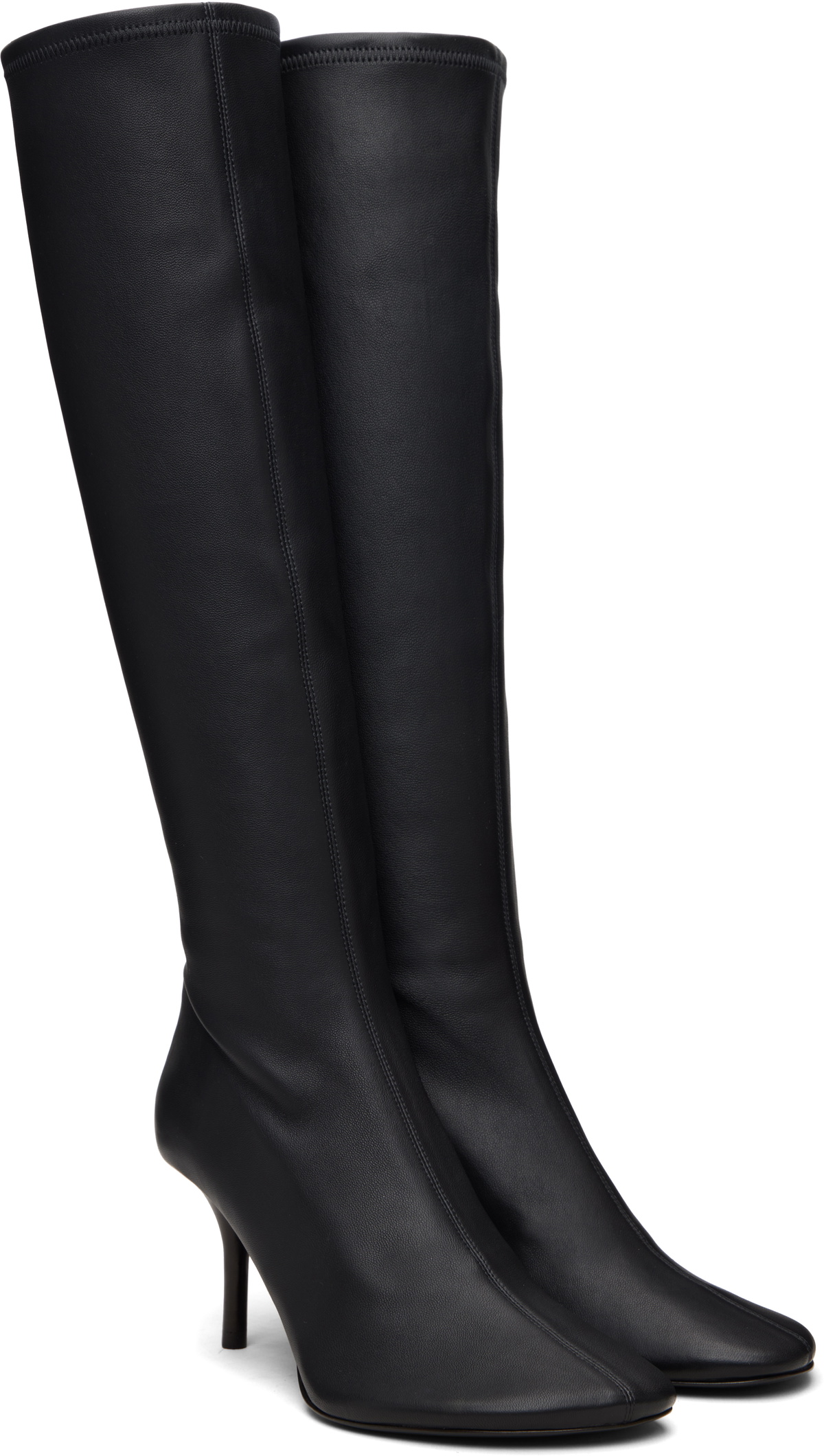 Acne Studios Black High Leather Boots