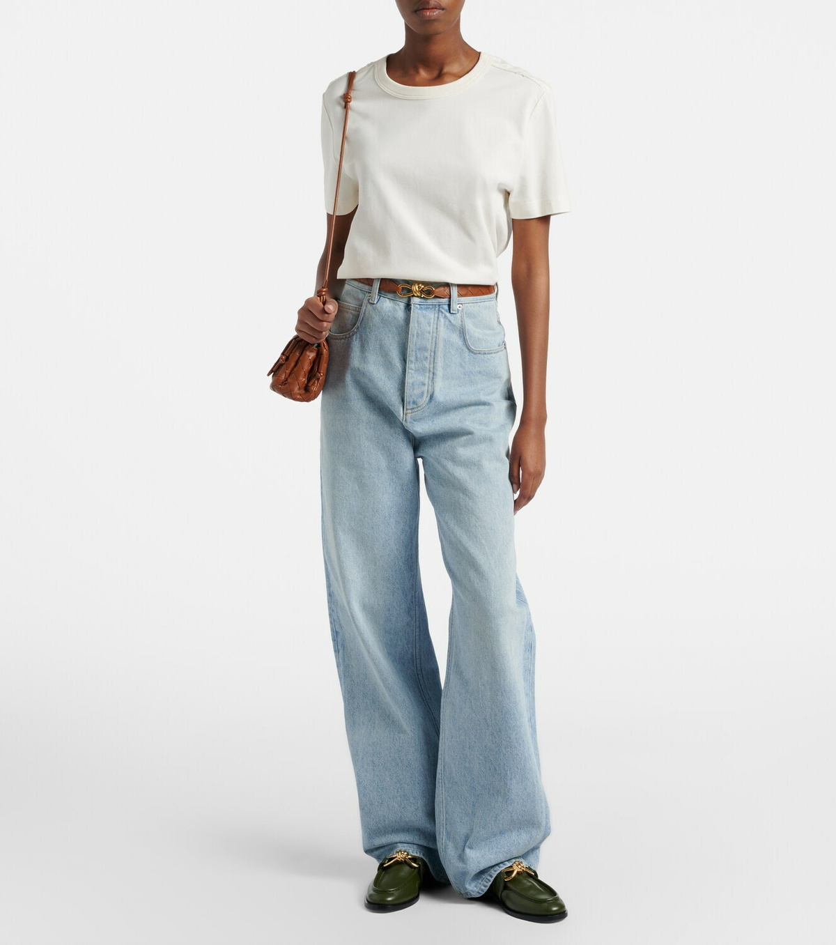 Bottega Veneta Intrecciato cotton jersey T-shirt