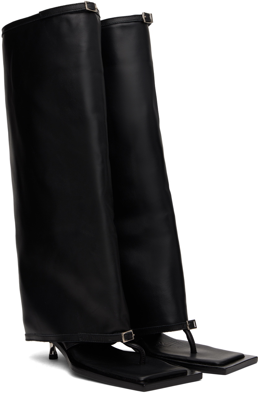 FIDAN NOVRUZOVA Black Kaia Stiletto Heel Trouser Sandals